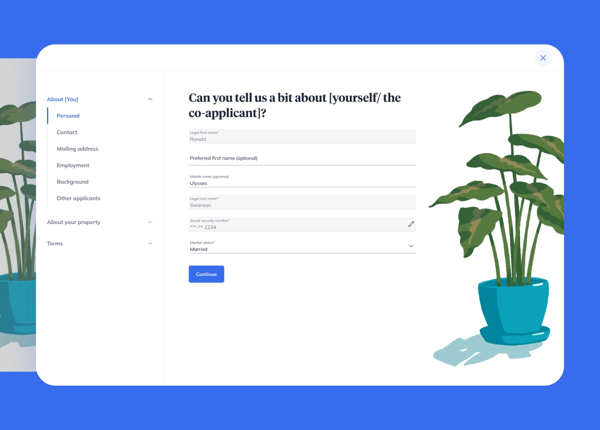 View of Hometap Estimate flow